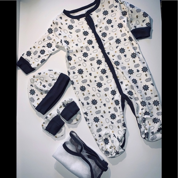 4 PIECE SET BABY BOY 3-6 MONTHS DUCK DUCK GOOSE - Picture 1 of 6